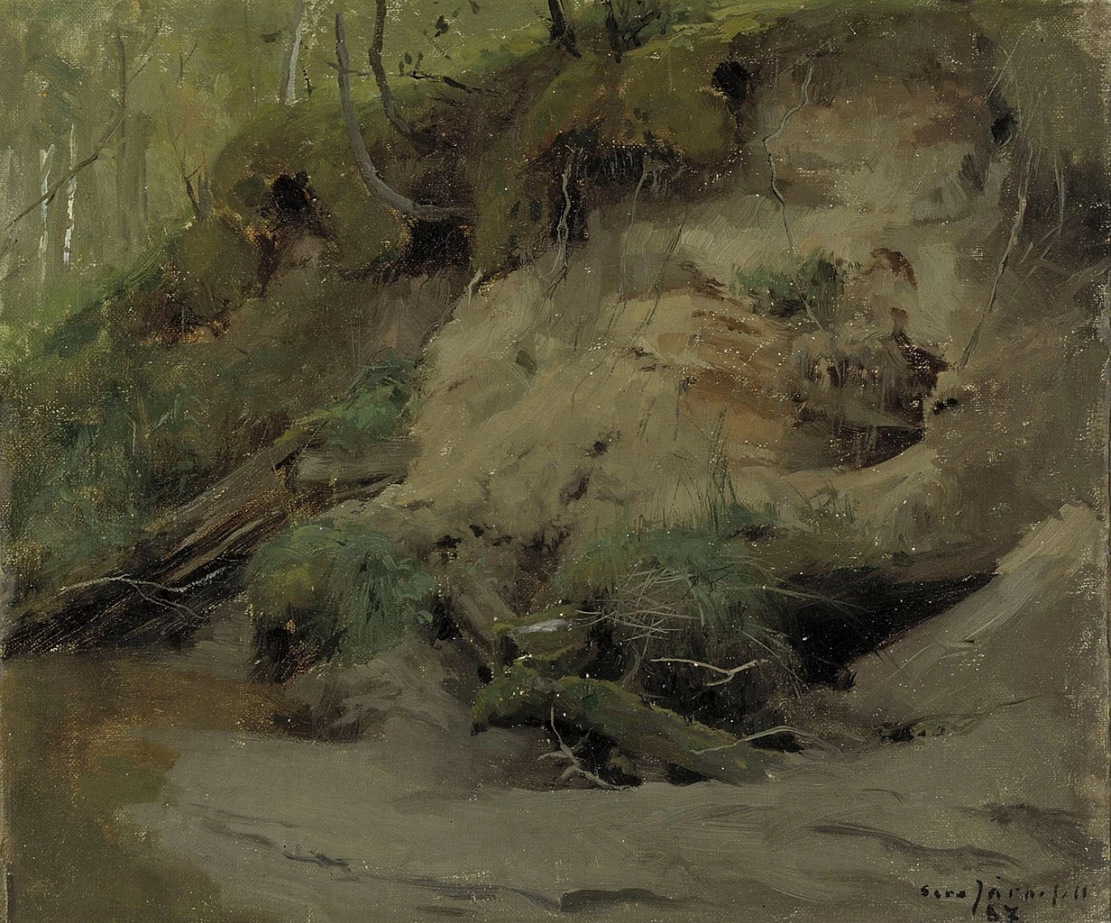 Eero Järnefelt - Foresta con pendio sabbioso, Finnish National Gallery, Helsinki